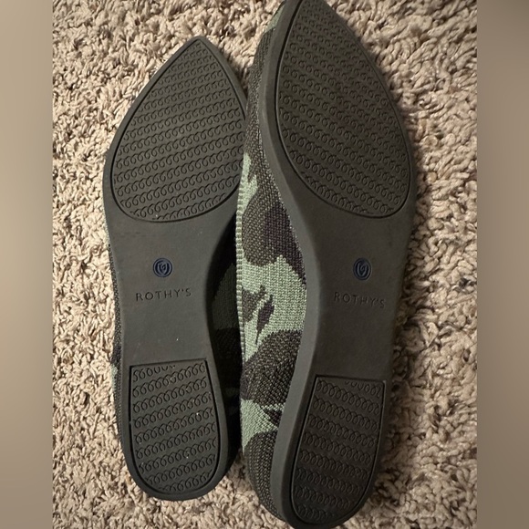 Rothy’s Green Camo Point -Size 8.5 - Picture 4 of 6